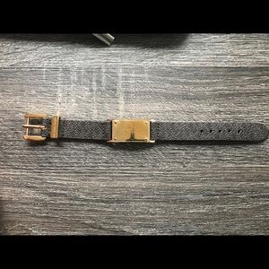 MIchael Kors Brown Gold Bracelet