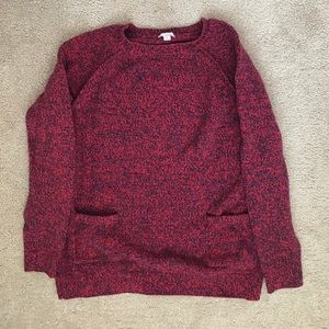 Cozy Cotton Red Gap Sweater