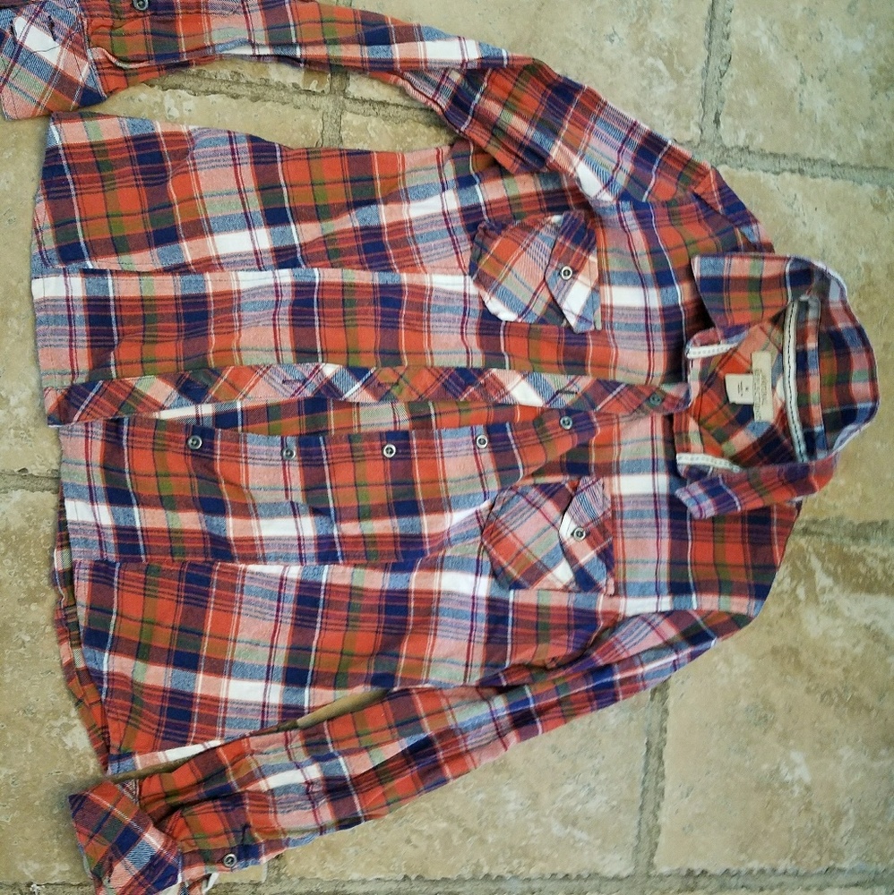 Women's Natural Reflections Orange Flannel