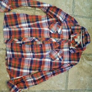 Women's Natural Reflections Orange Flannel