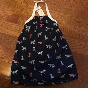 Gymboree halter top dress tigers and leopards