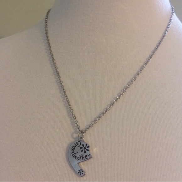 🎁 Grandmother-Granddaughter Pendant Necklaces - Picture 2 of 5