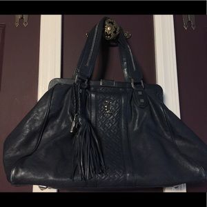 LAMB Navy Blue Satchel