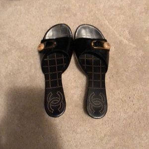 Genuine Chanel slides/sandals
