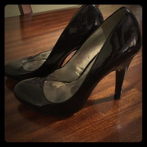 Black Patent Leather Pumps, sz. 6.5