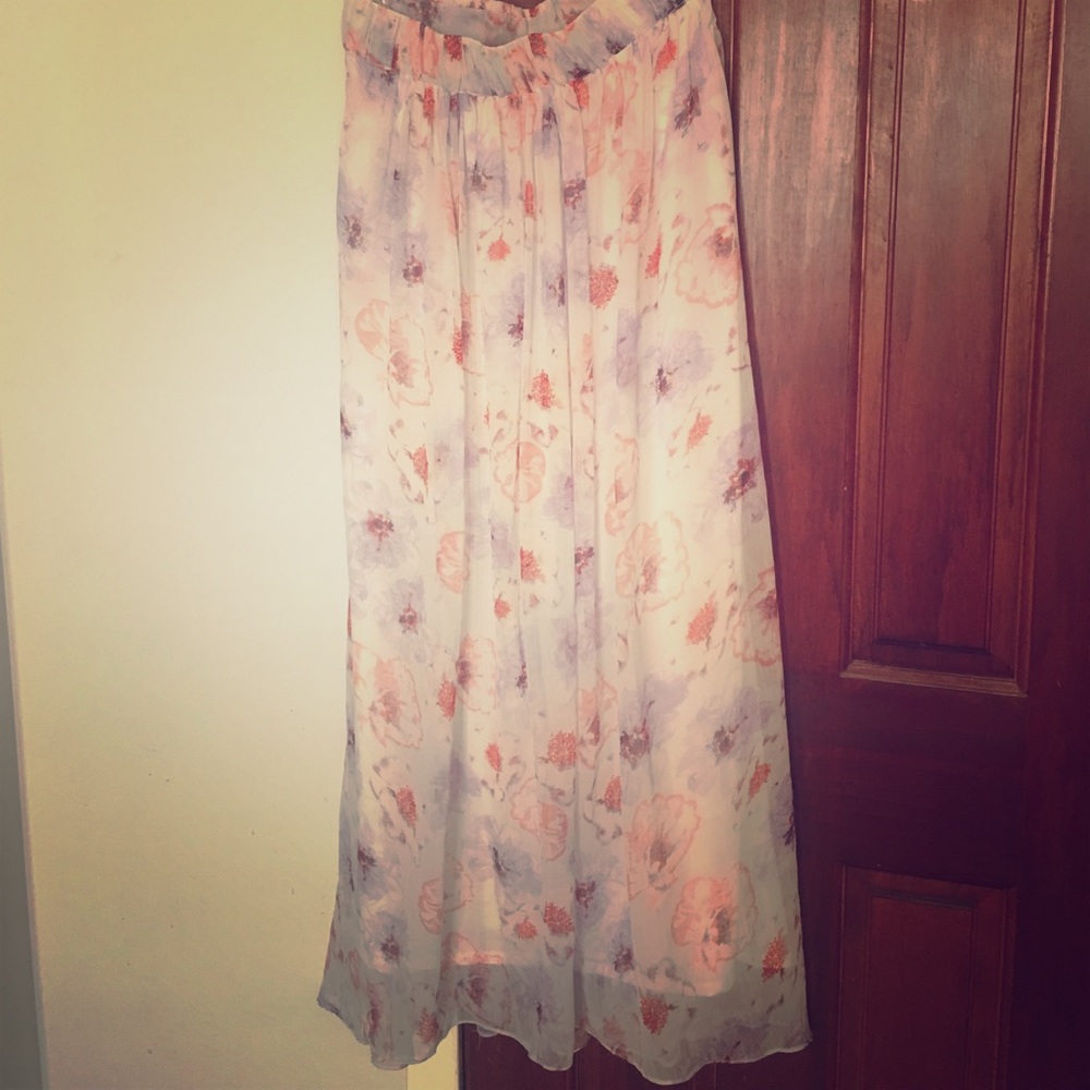 Floral Maxi Skirt