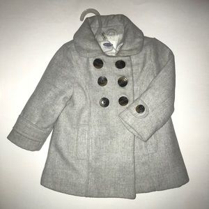Old Navy grey pea coat