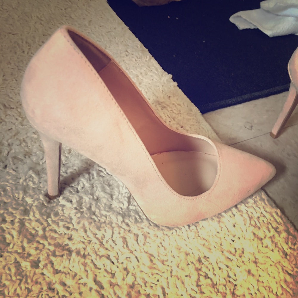 Light pink heels from Charlotte Russe