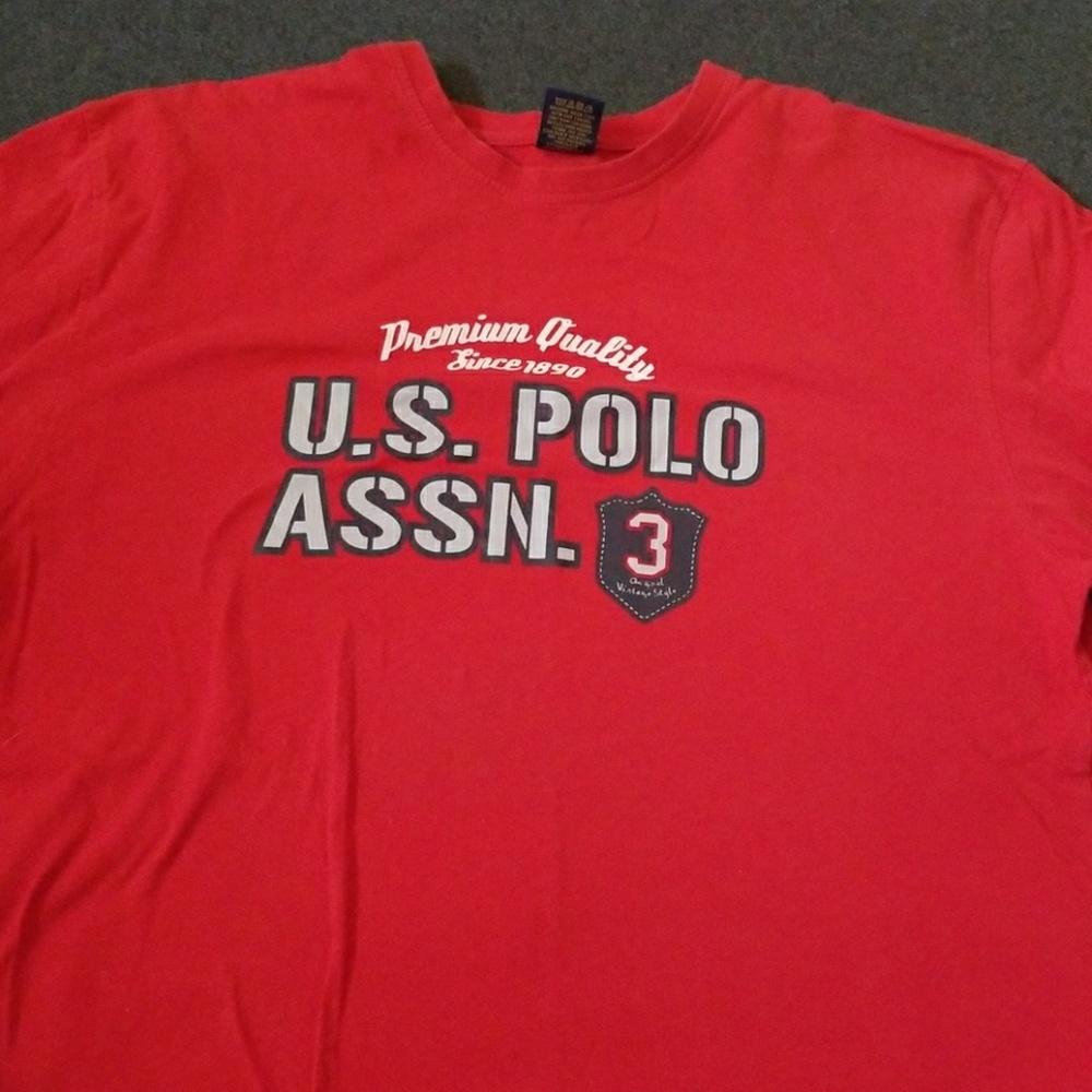 Men's 2XL US POLO AS AN. RED