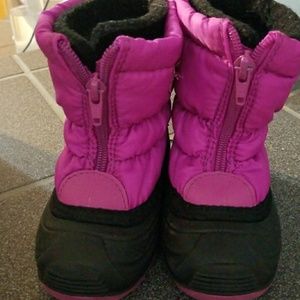 Kamik pink snow boots
