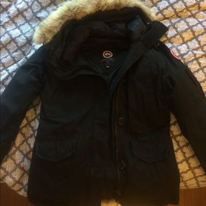 Black Canada Goose Medium Down Jacket