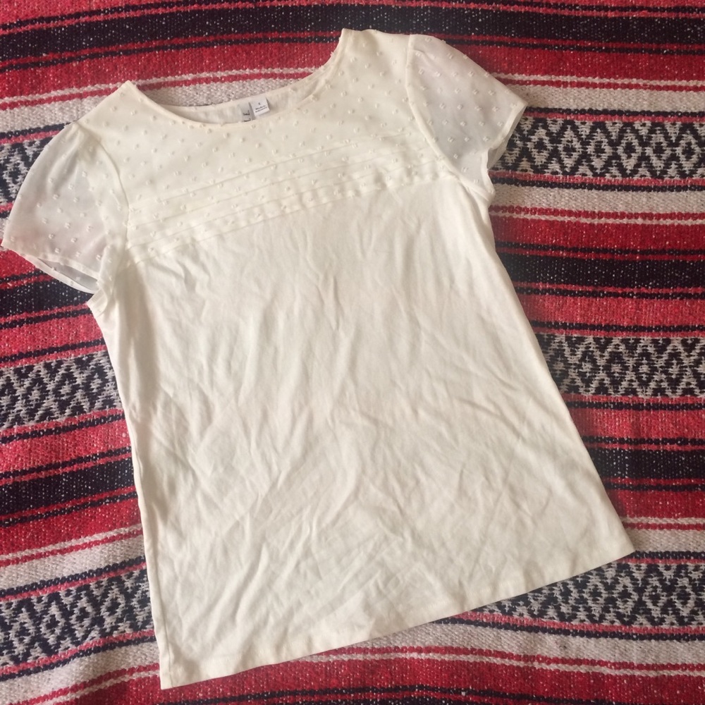 MOVING SALE Elle sheer detailed top