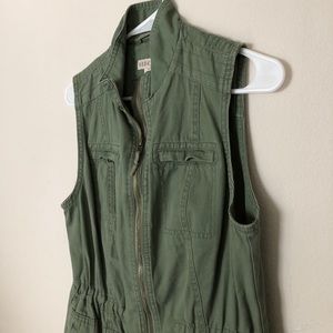 Merona Army Green Vest