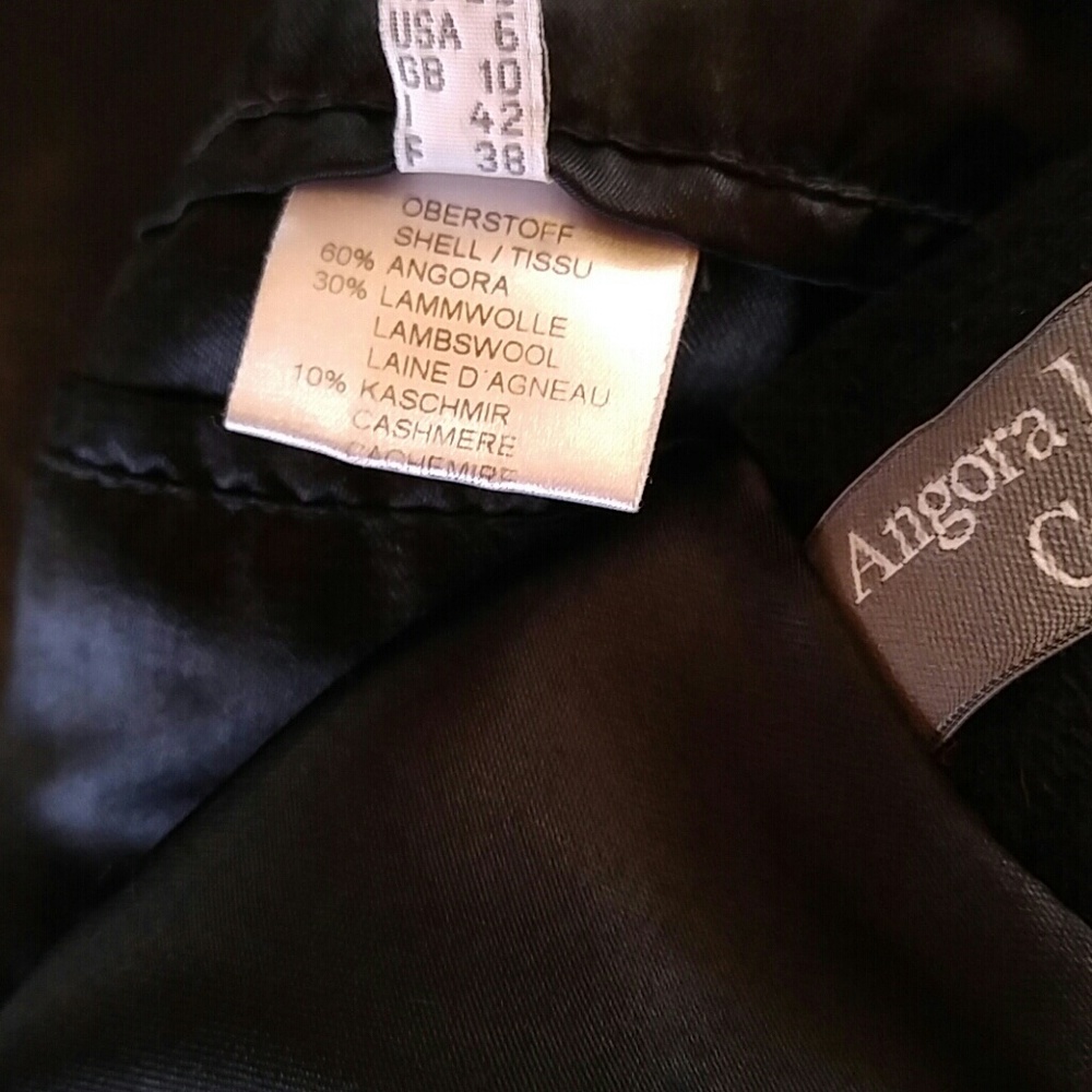 💥YELL💥Angora-Lambswool-Cashmere Coat - Picture 5 of 12