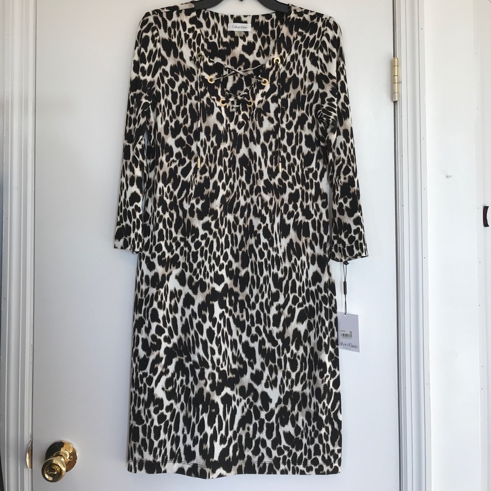 Calvin Klein leopard print Dress