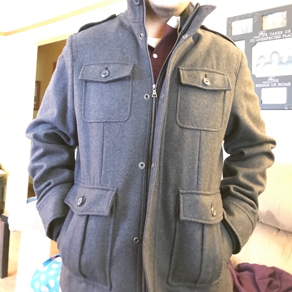 Merona Winter peacoat style Jacket size large