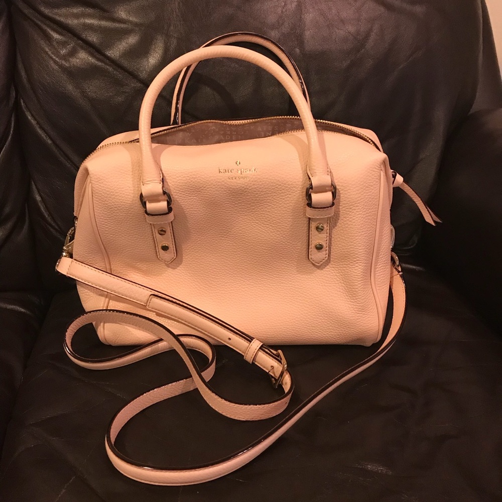 Kate Spade light pink leather satchel NWT!