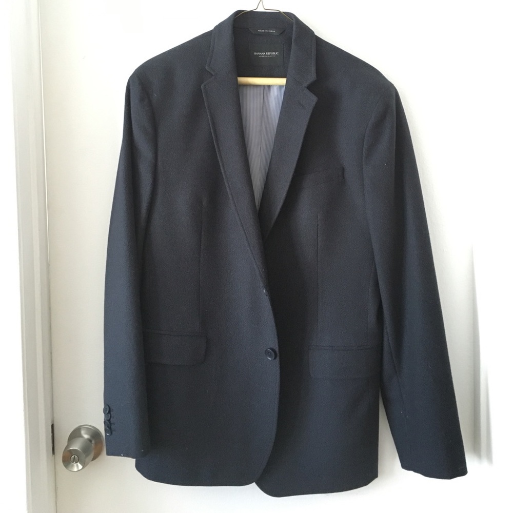 Banana Republic Navy Blue Suit Jacket