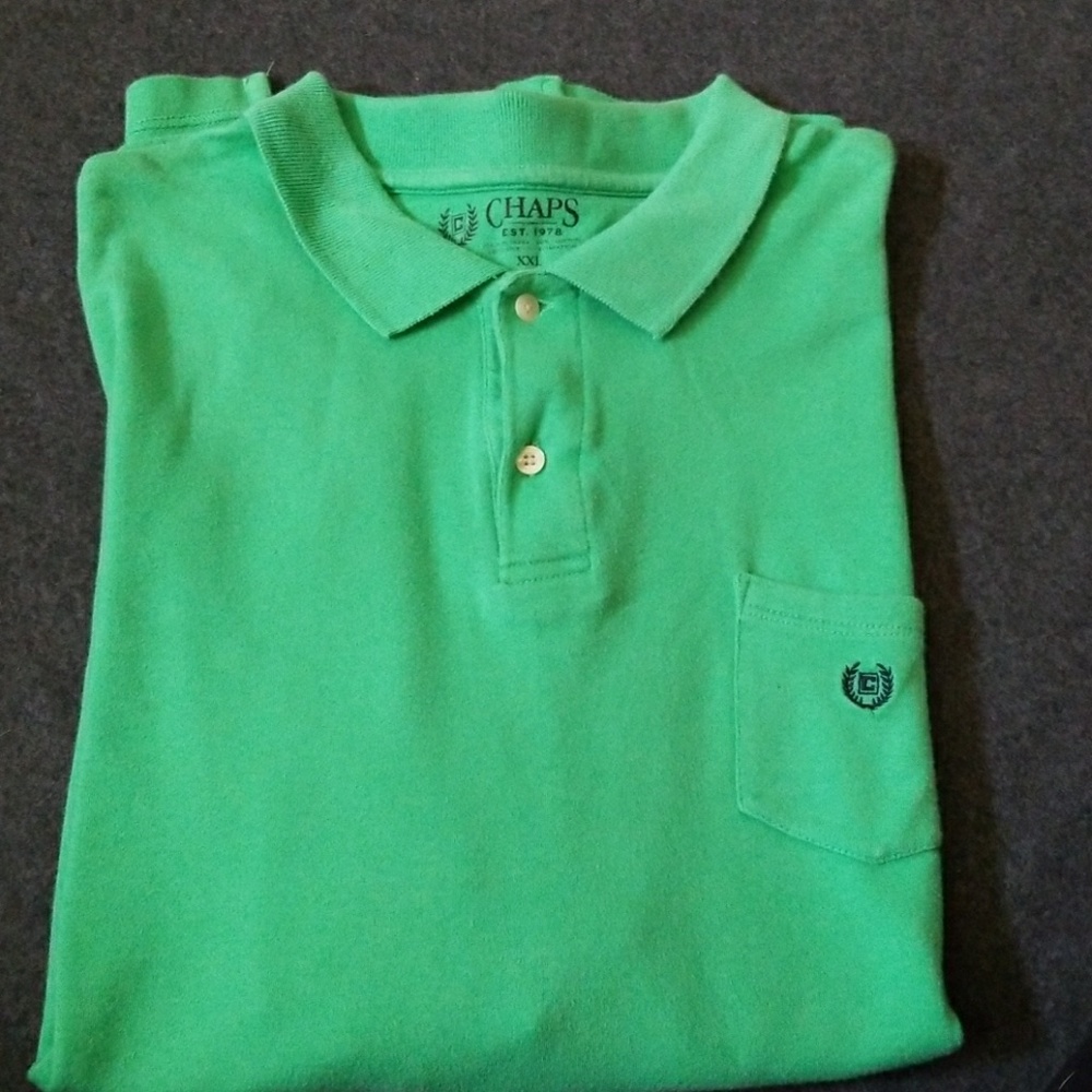 Men's Chaps XXL button POLO collar