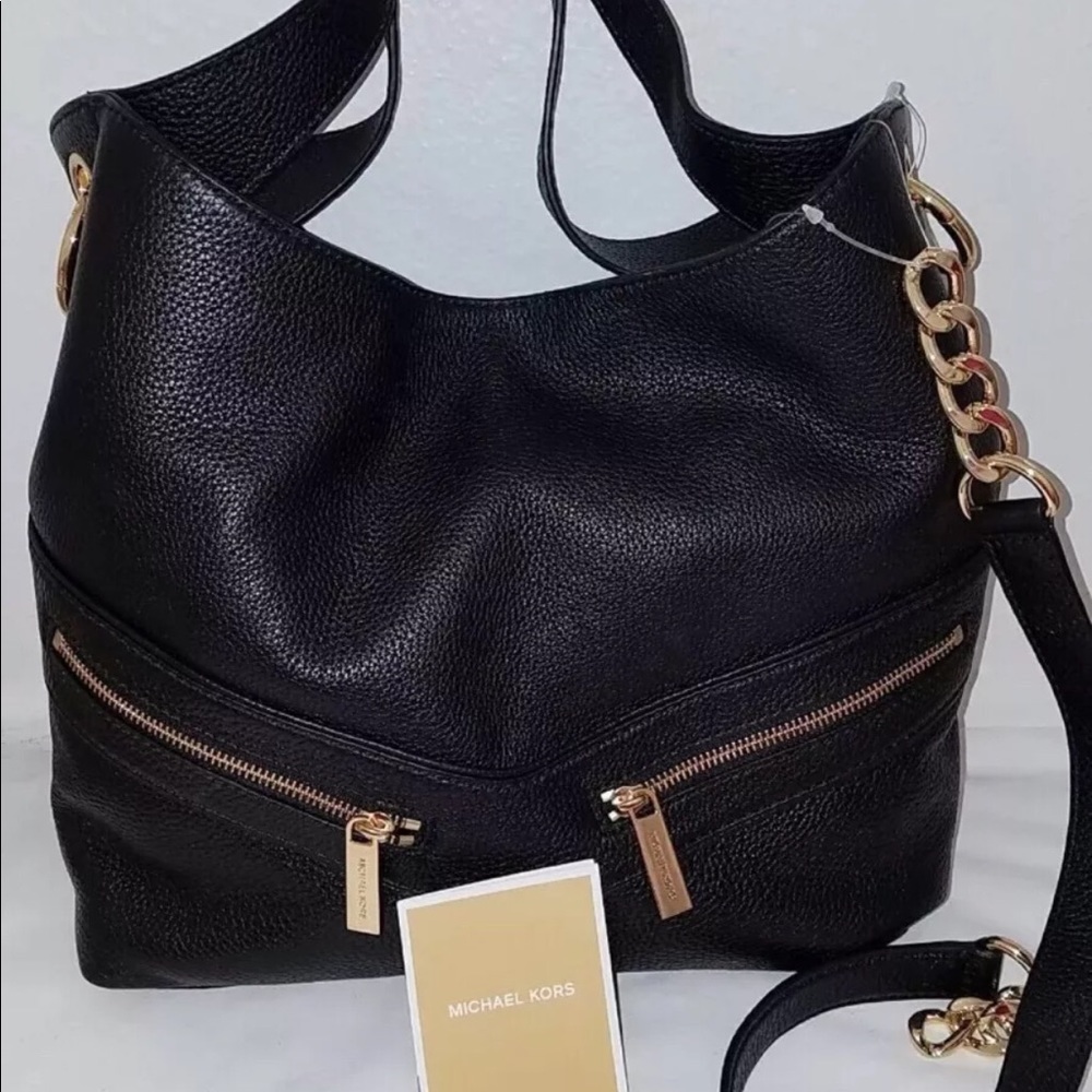 Michael Kors LEATHER Jamesport Large shoulder tote