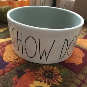 **FINAL DROP** Rae Dunn “Chow Down” Dog Bowl
