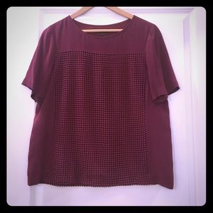 Madewell silk top