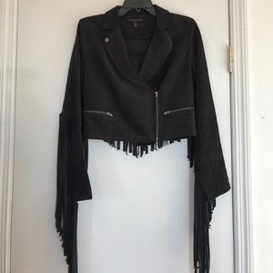 Material Girl Faux suede jacket