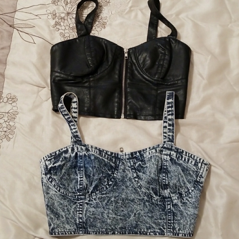 *SOLD ****Forever 21 Lot bralettes crop top size S