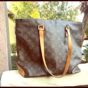 Authentic LOUIS VUITTON Cabas Mezzo