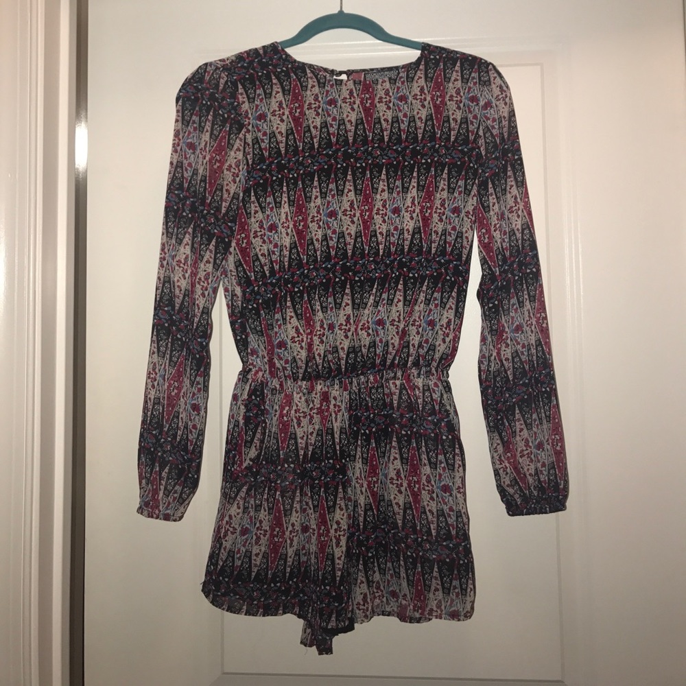Lucca Couture Patterned Romper - never worn!