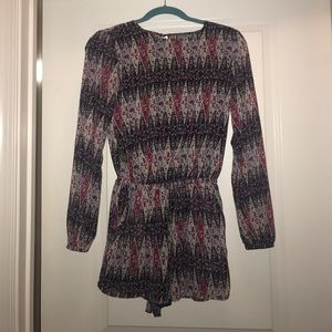 Lucca Couture Patterned Romper - never worn!