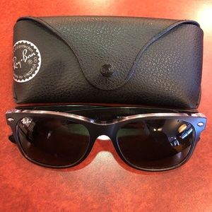 Black/Clear Ray Ban Sunglasses
