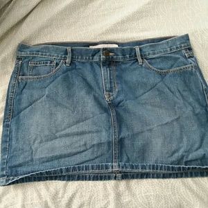jean skirt