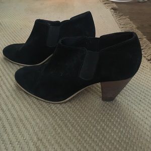 Madewell suede leather booties