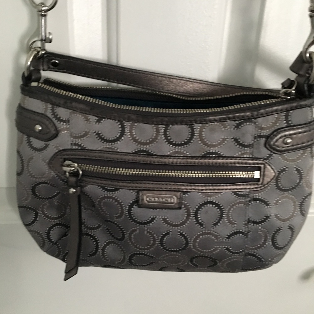 Coach signature dots cross body purse
