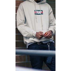 Sweaters - Trap© Bogo Hoodie - Beige Sweaters - Trap© Bogo Hoodie - Beige