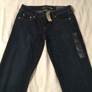 Dark Wash American Eagle Boyfriend Jeans