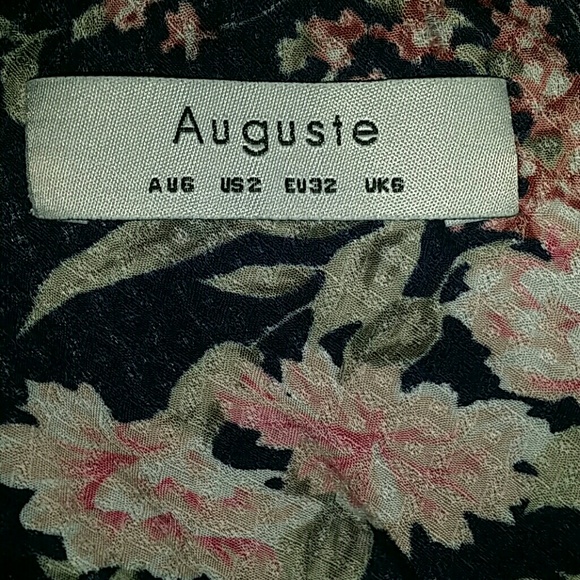 Auguste Alice day dress navy francis floral XS 6 - Picture 10 of 16