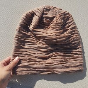 Camel colored slouchy hat