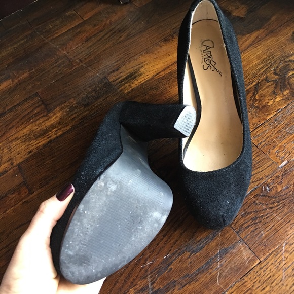 Black chunky heels - Picture 3 of 3