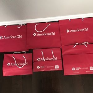 American Girl shopping bags