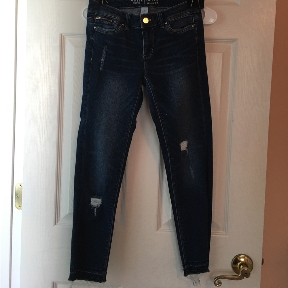 Distressed jeans