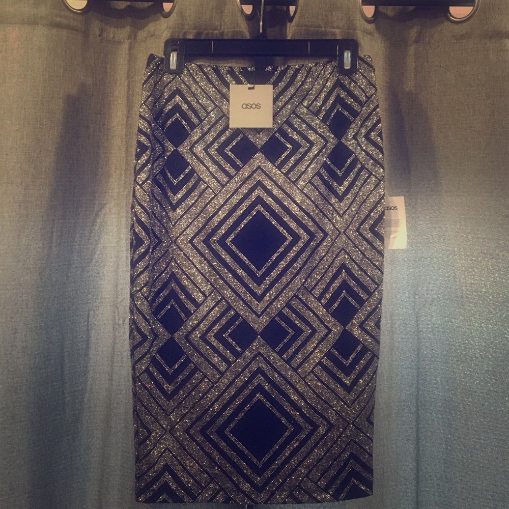 New Year’s Eve Sparkly Party Skirt from ASOS!