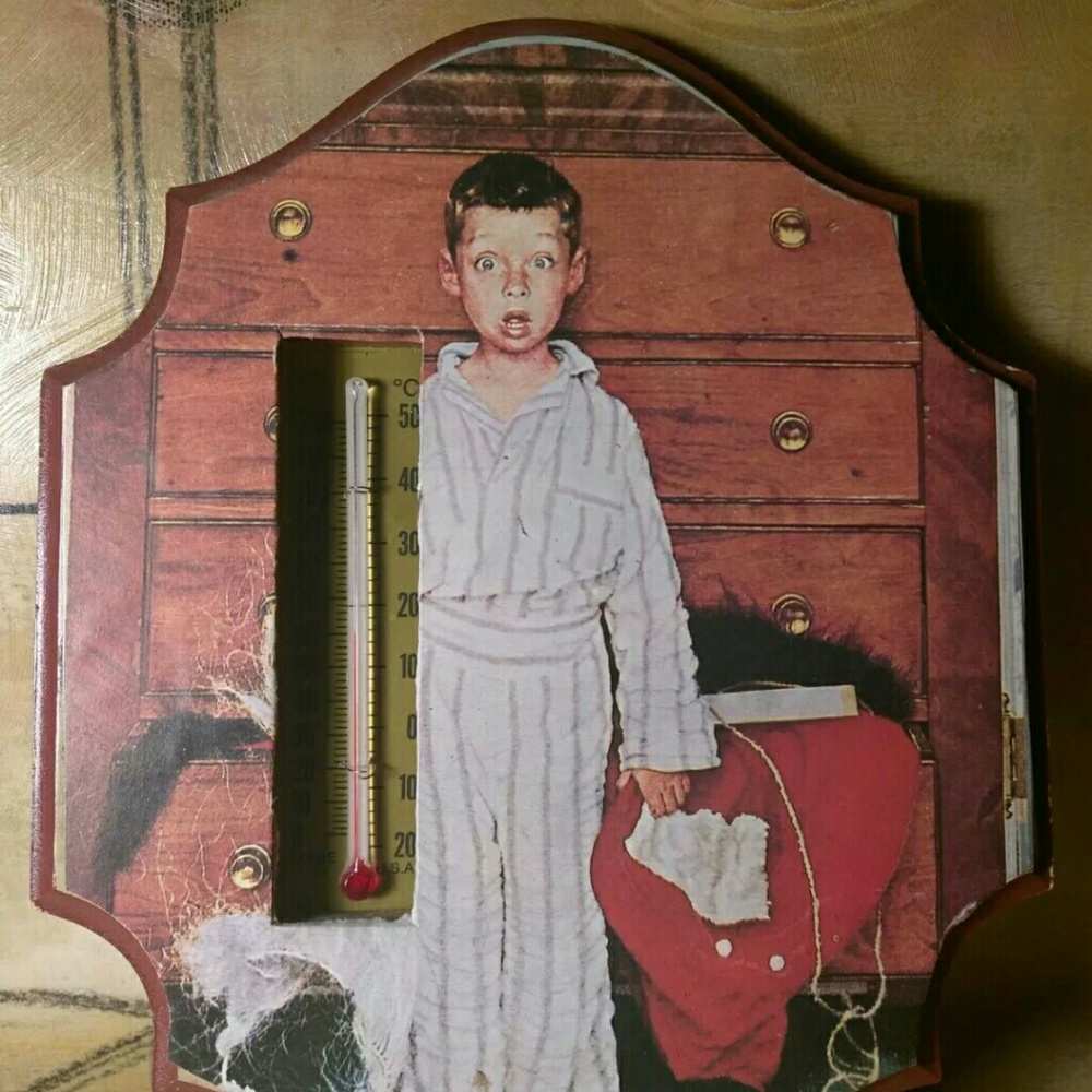 Norman Rockwell Vintage 8" Thermostat Wall Mount.