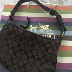 Coach brown purse