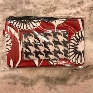Vera Bradley Deco Dailey Zip ID Case