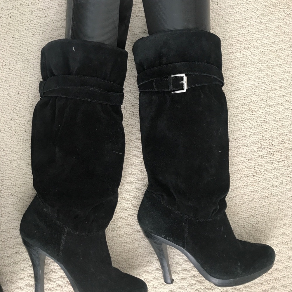 Michael Kors Black suede boots