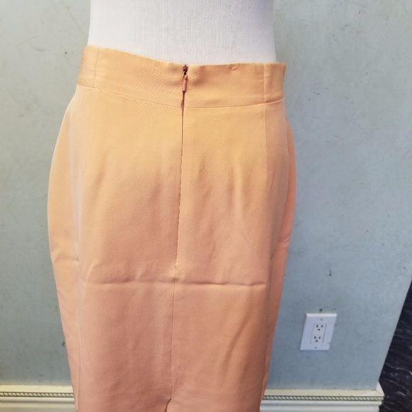 Dur per Due silk peach skirt (I28)