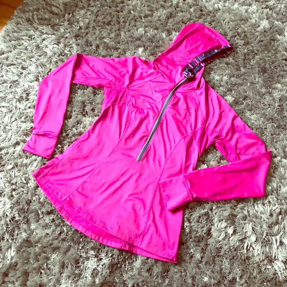 Pink hoodie pullover