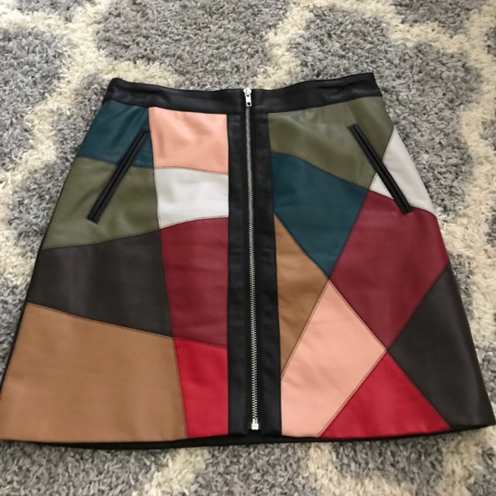 BCBGGeneration color block skirt